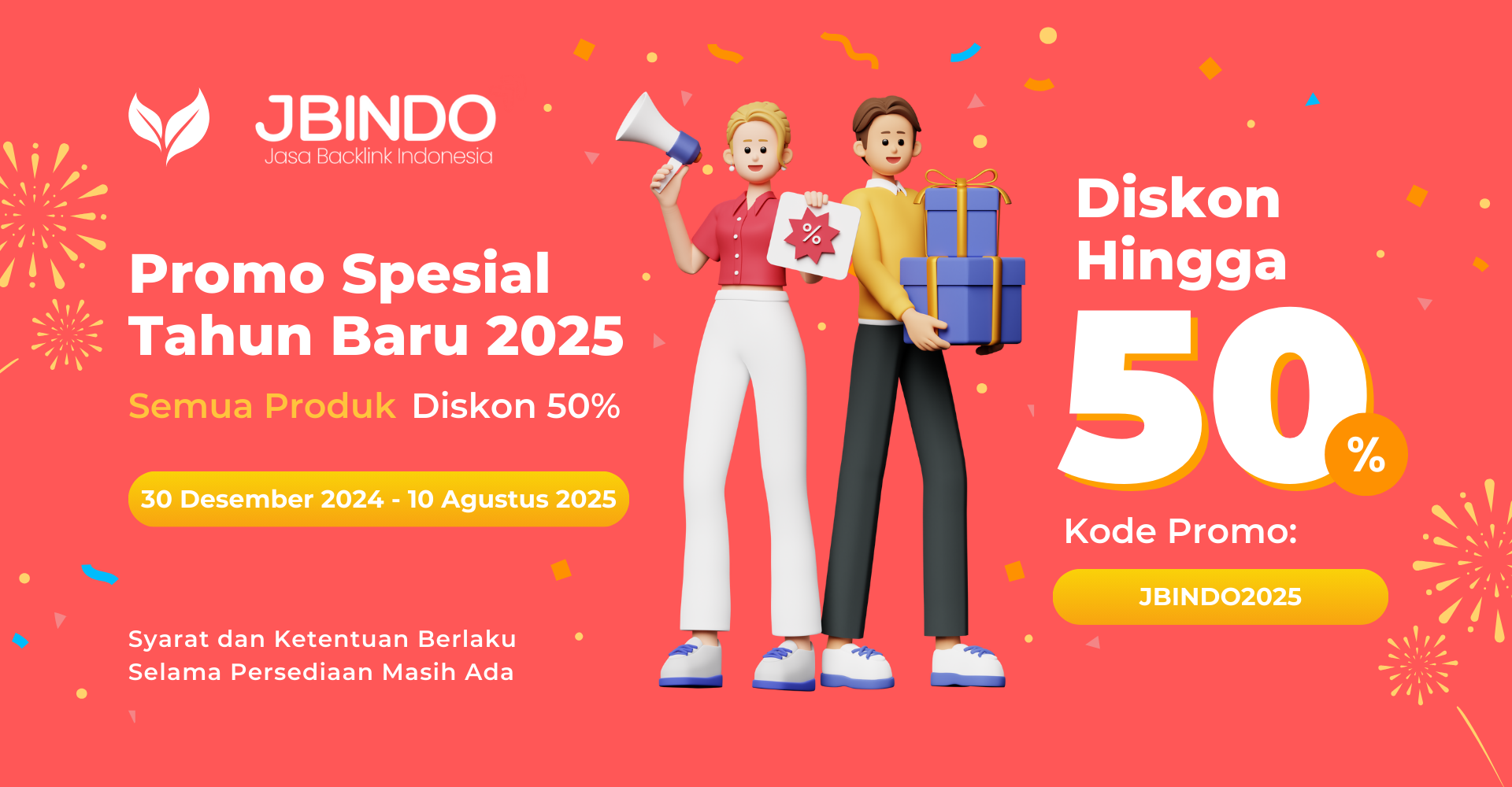 Diskon Hingga 50%